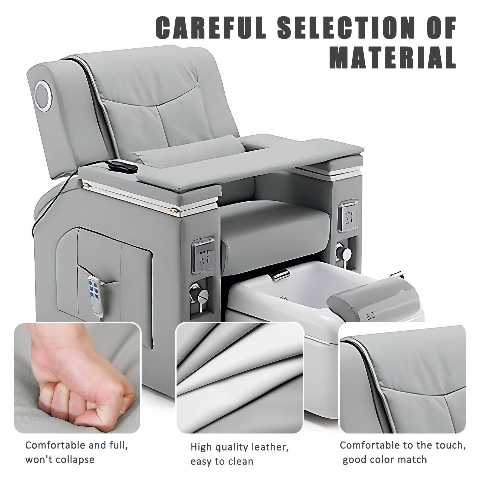 Nail Spa Chair, Electric Foot Massage Spa Chair