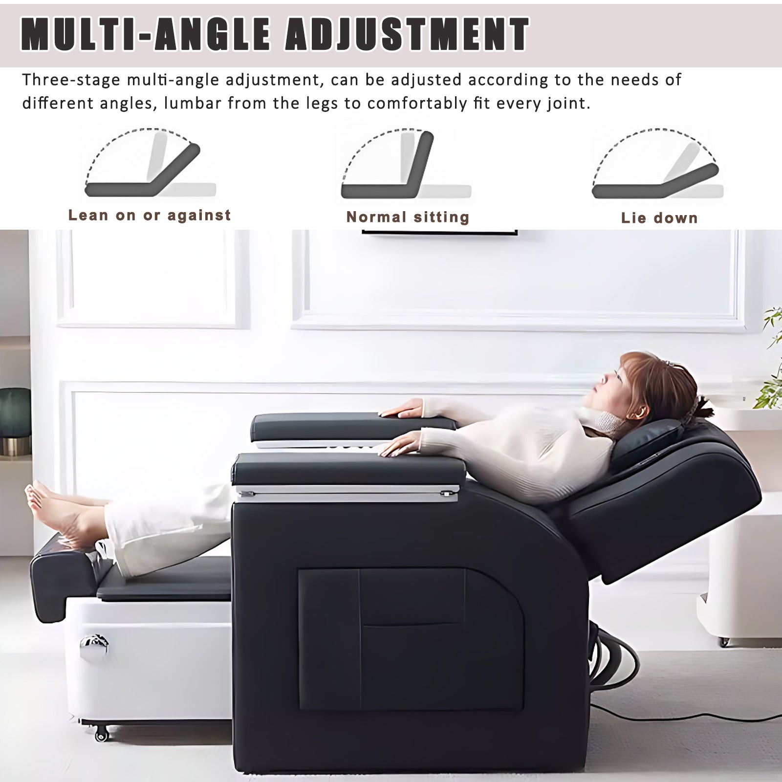 Reclining Pedicure Chair Plumbing AMY11