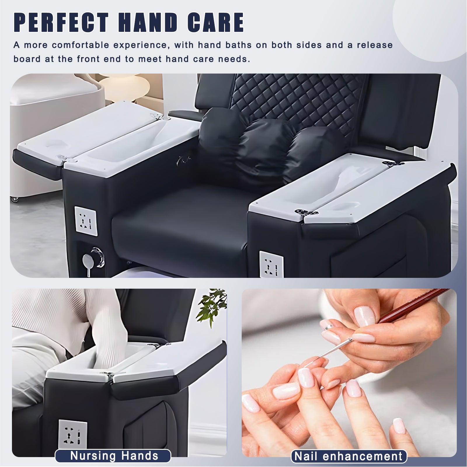 Reclining Pedicure Chair Plumbing AMY11